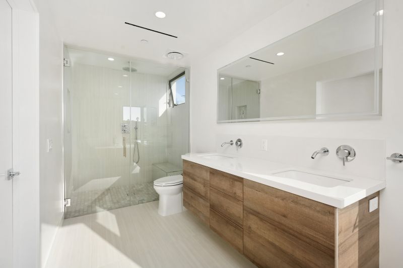Contemporary Bathroom with Custom Storage